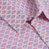 Big Fan Mens' Organic Cotton shirt in Red and Blue