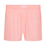 Twin Pack Men's Cotton Boxer shorts in Blue / Coral