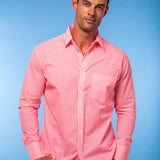 Bright Lights Mens' Organic Shirt Neon Coral