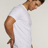 Mens' Cotton T-Shirt in Cool White