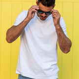 Mens' Cotton T-Shirt in Cool White