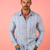 Comporta Mens Cotton Shirt in White