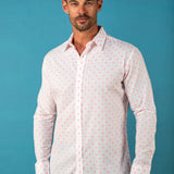 Sunkissed Mens' Cotton Shirt in Pink