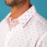 Sunkissed Mens' Cotton Shirt in Pink