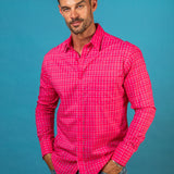 San Benito Mens' Organic Cotton Shirt in Pink