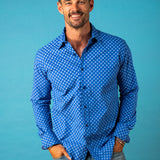 Mayura Mens' Organic Cotton Shirt in Blue