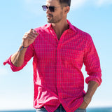 San Benito Mens' Organic Cotton Shirt in Pink