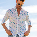 Mustique Mens' Organic Cotton Shirt in White