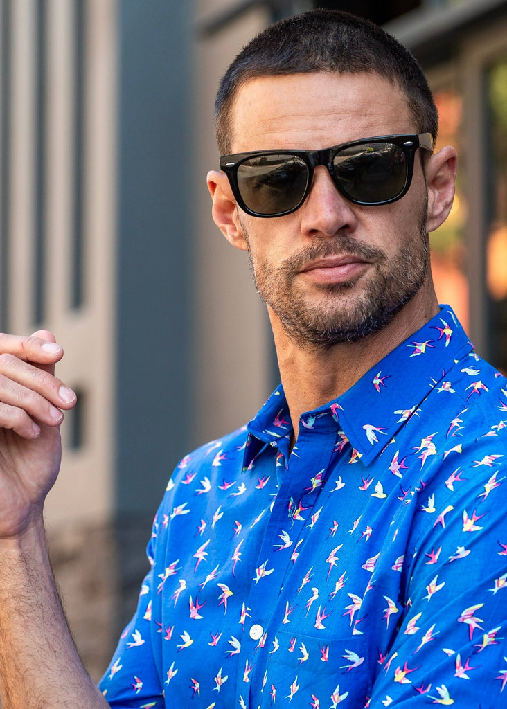 Frangipani Men's Shirts - Colourful Printed shirts to live in